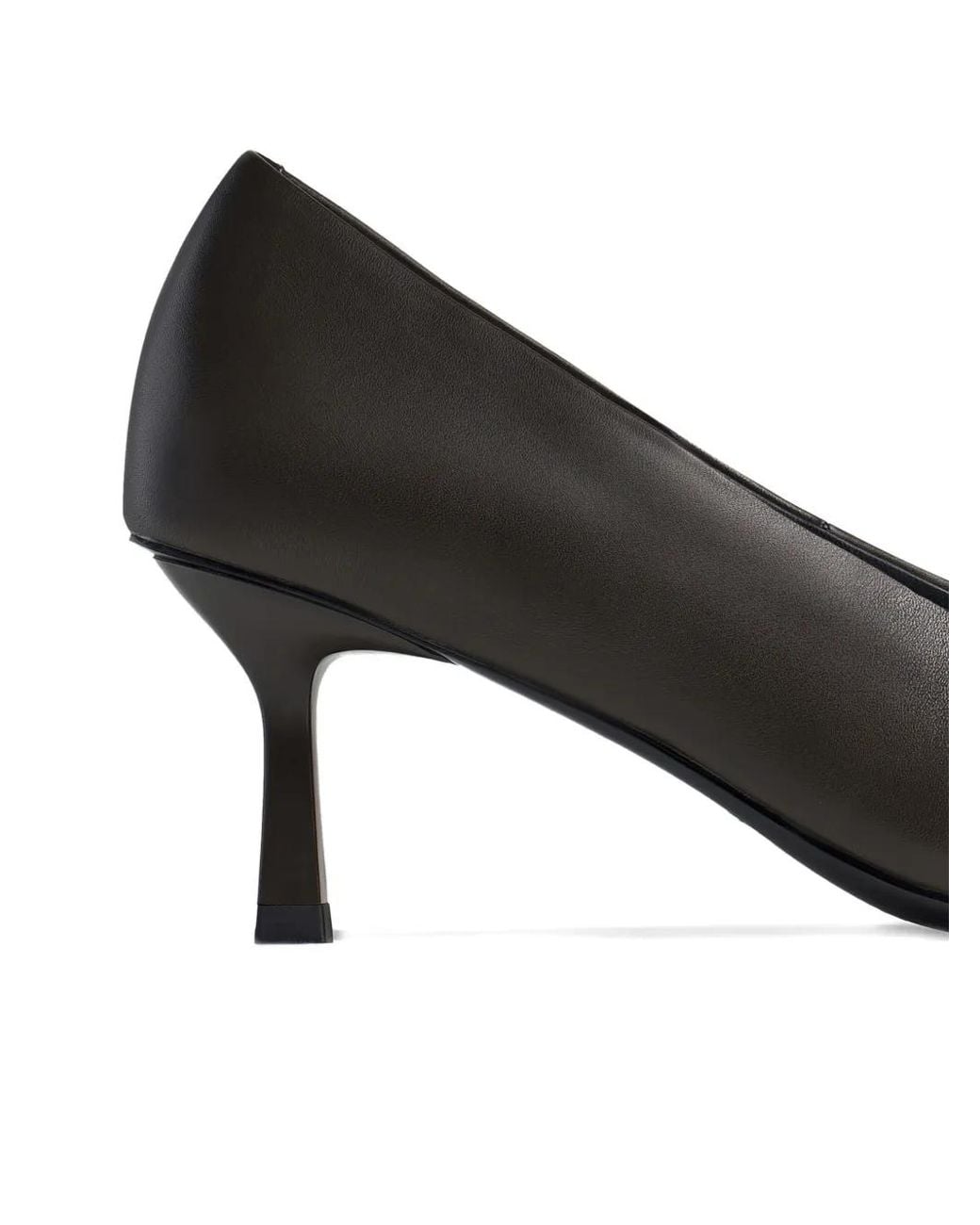 12 STOREEZ Black Pointed-Toe Pumps