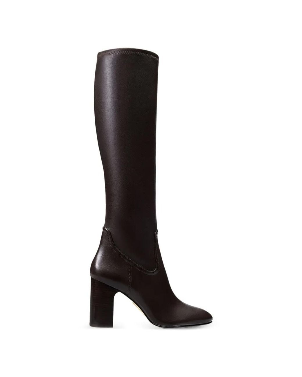 Stuart Weitzman Black Mulberry Stretch Knee-High Boots