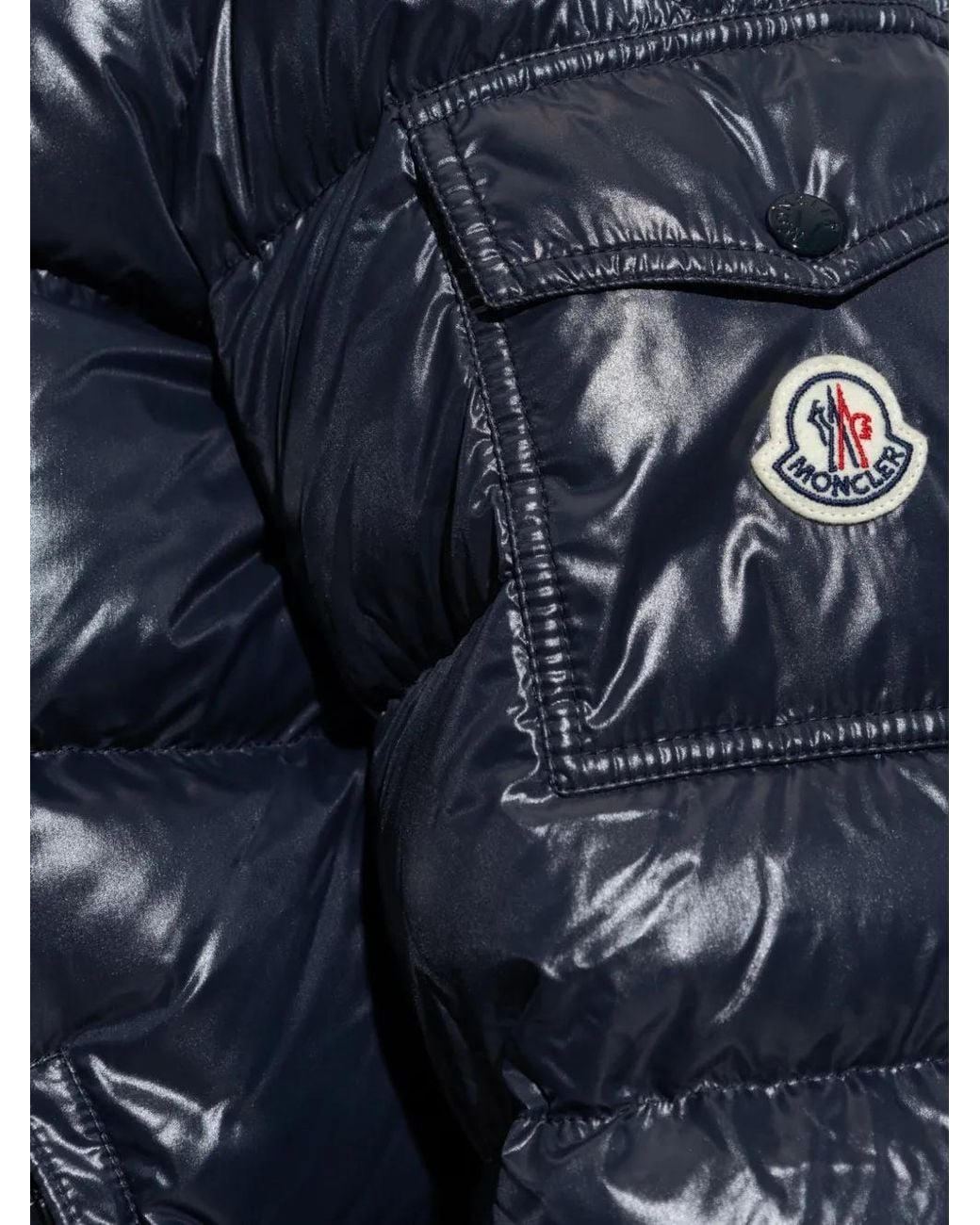 Piumino Maya Trapuntato di Moncler in Blue da Uomo