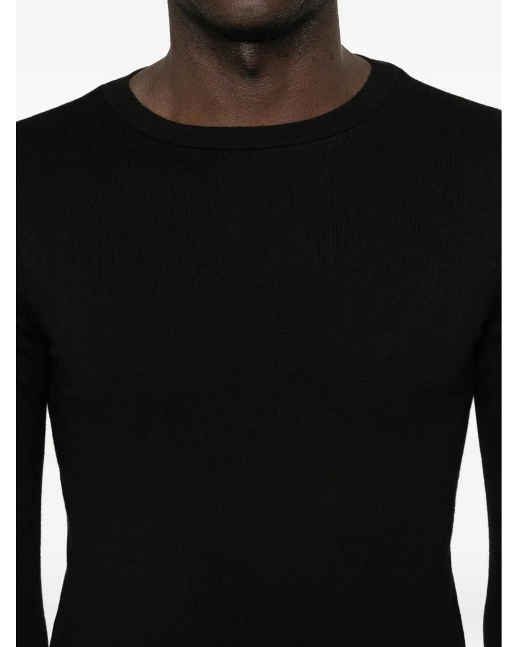 Extreme Cashmere Black Lisa Long-Sleeve Sweater