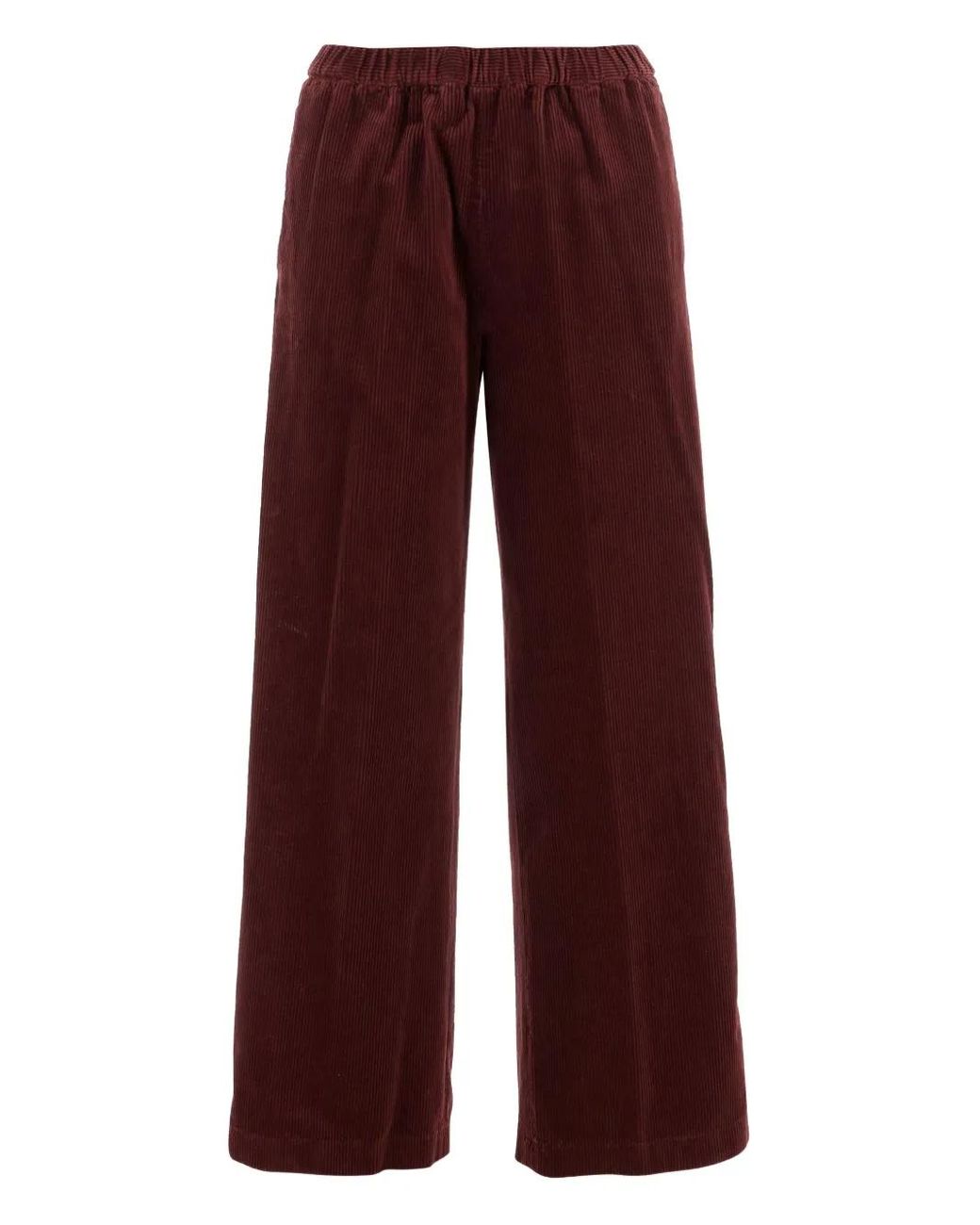 Aspesi Broek Met Elastische Taille in het Red