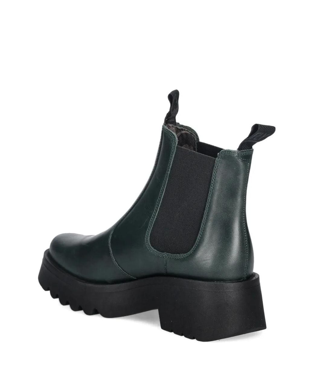 Fly London Black Pull-Tab Chelsea Boots