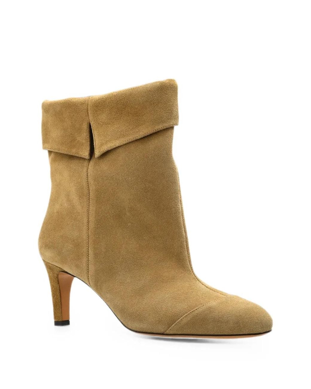 Isabel Marant Natural Eldra Suede Ankle Boots