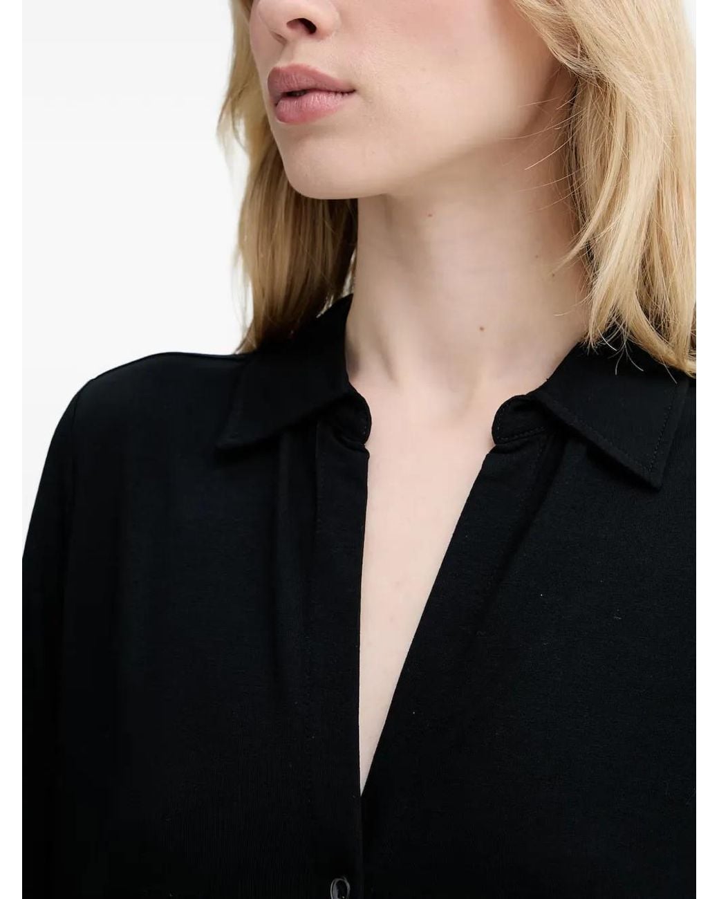 Marc O' Polo Black Chemise Boutonnée À Manches Courtes
