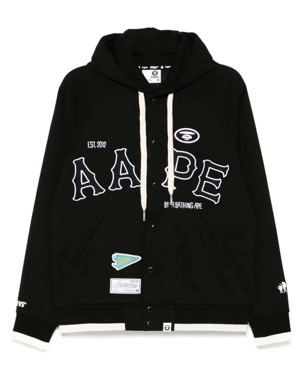 Aape By A Bathing Ape Black Patched Jacket for men