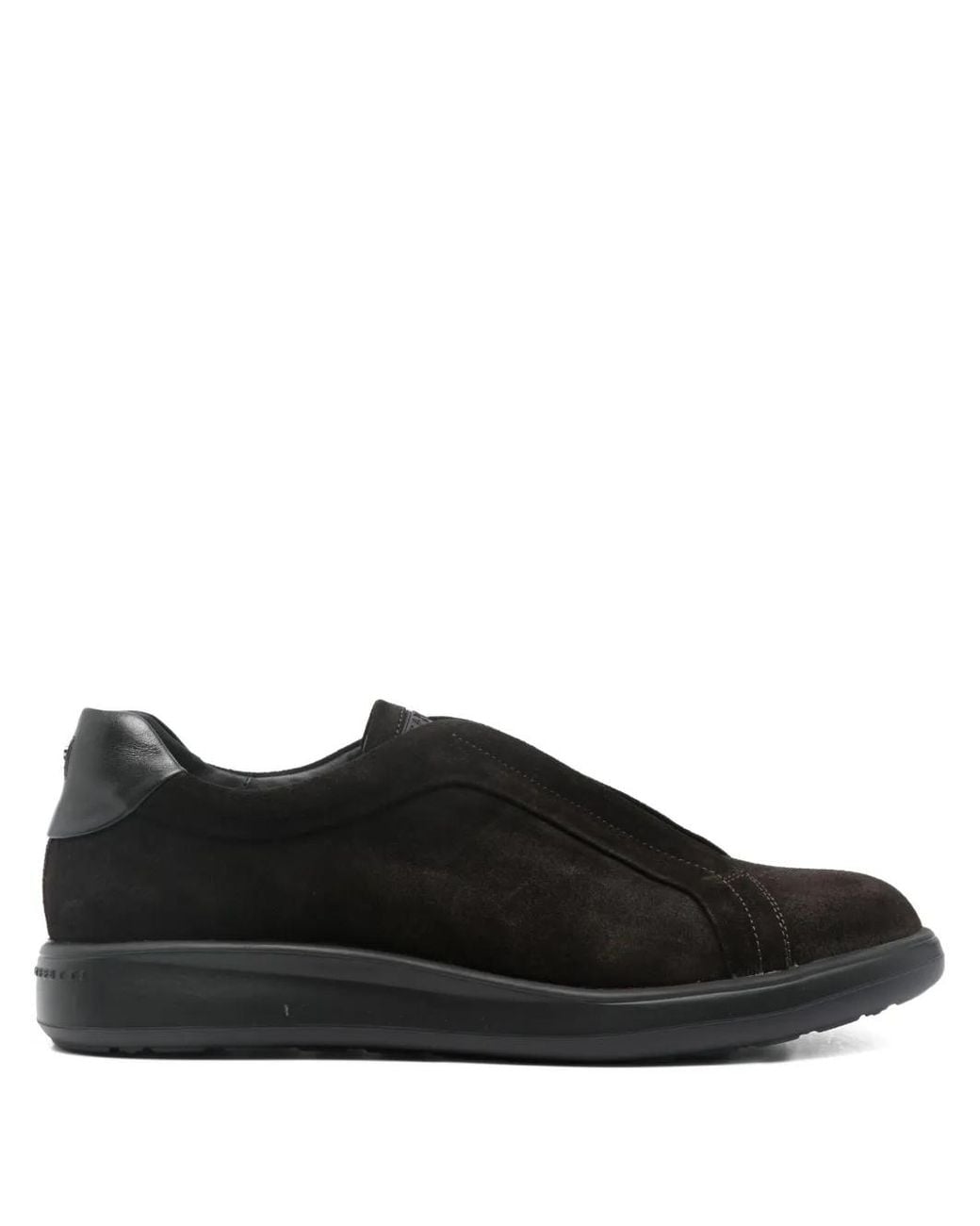 Fratelli Rossetti Black Suede Sneakers for men