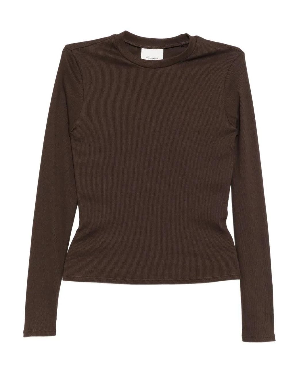 Reformation Brown Davy T-Shirt