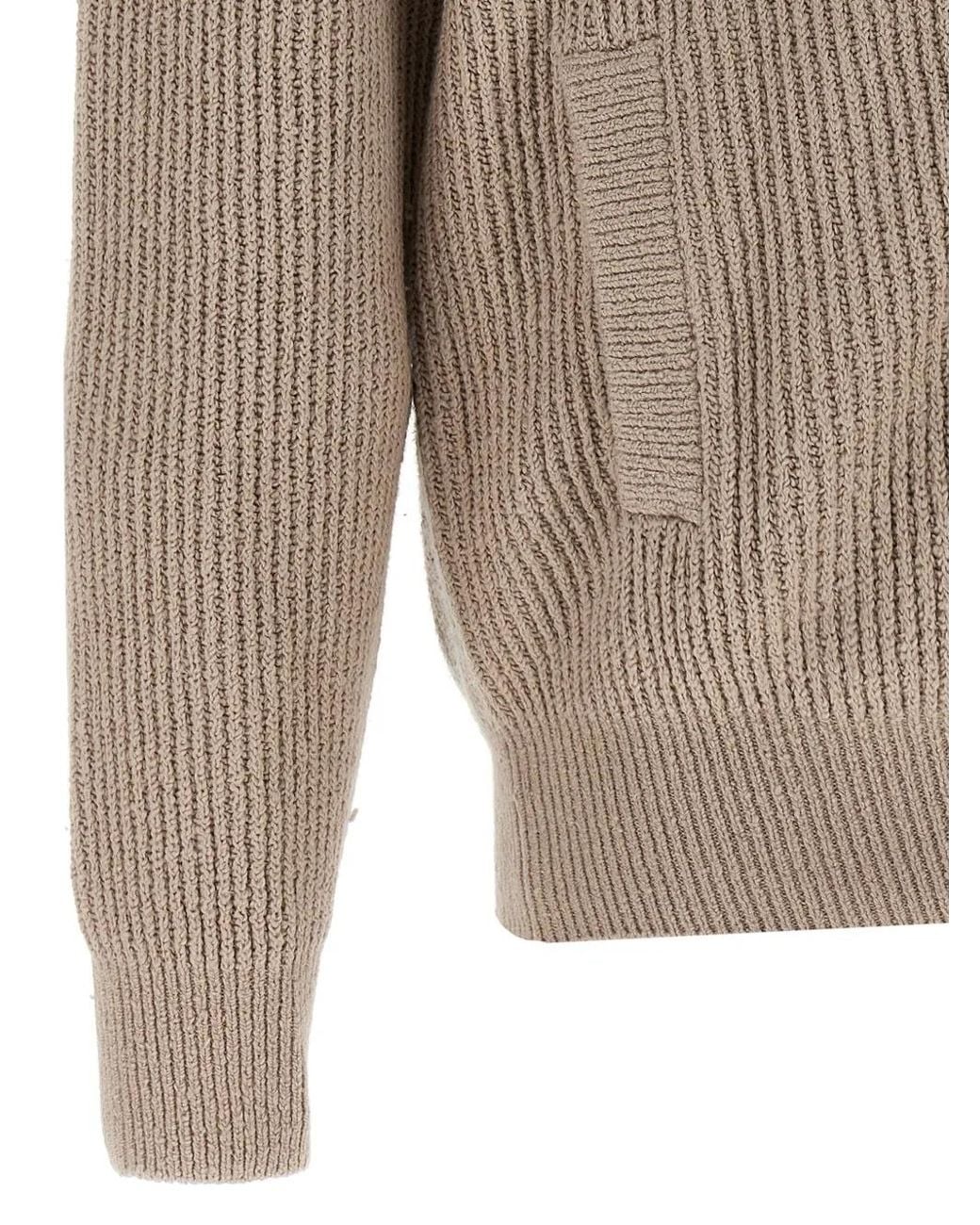 Brunello Cucinelli Zip Vest in het Brown voor heren