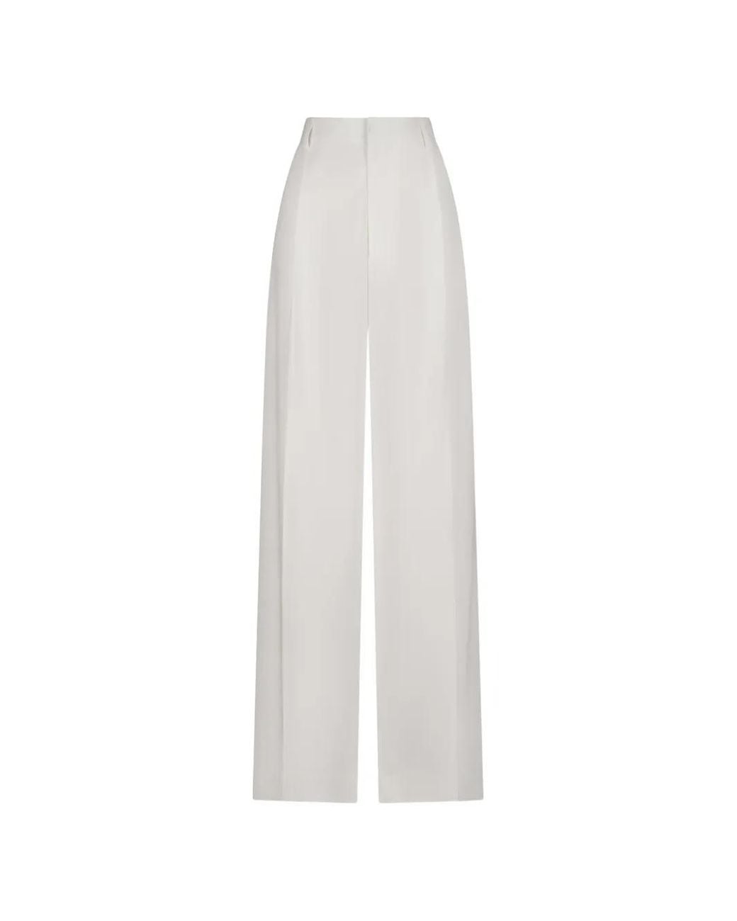 DARKPARK White Danielle Straight-Leg Trousers