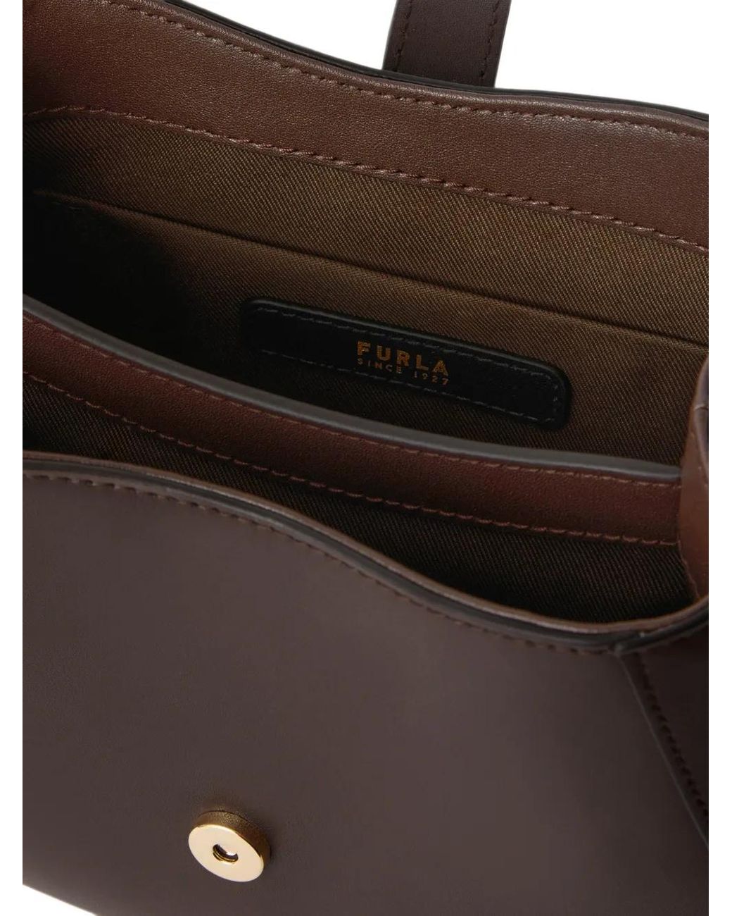 Furla White Dora Bucket Bag