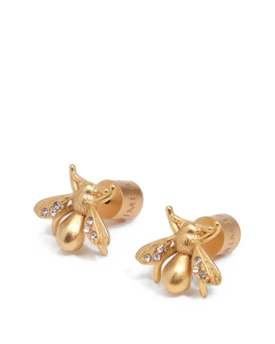 Bimba Y Lola Metallic Bee Earrings