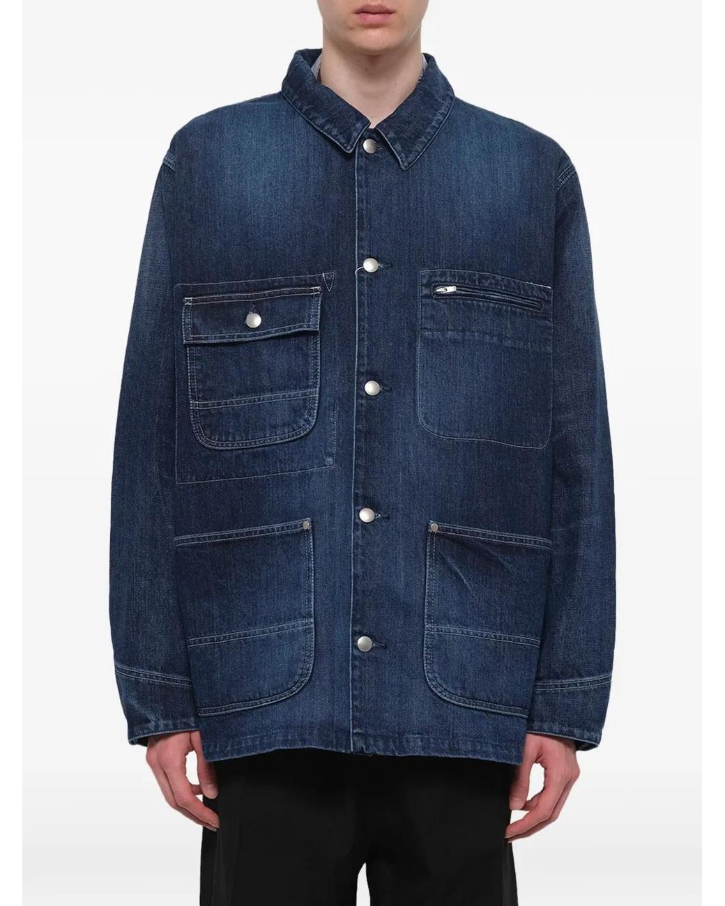 vowels Blue Chore Denim Jacket for men