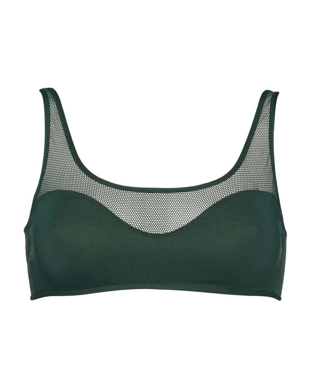 Eres Green Crescendo Bikini Top