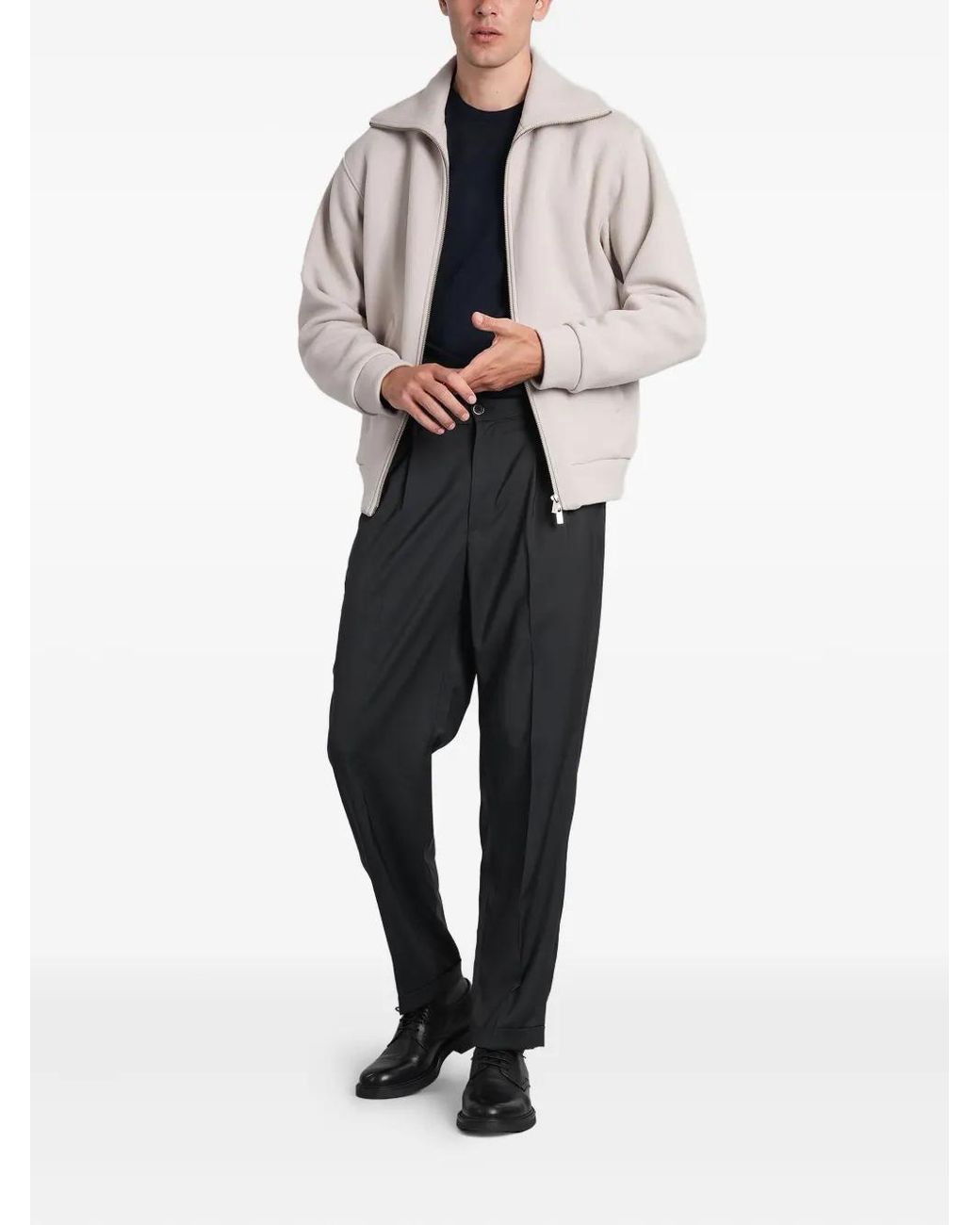 Barena Blue Round-Neck Sweater for men