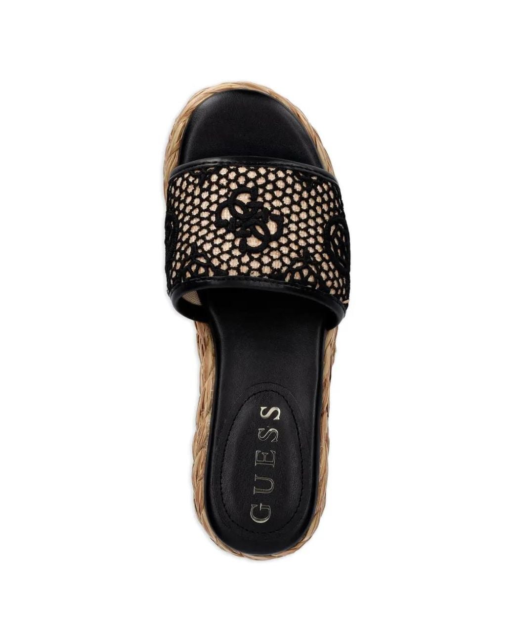 Guess Black Binata Mesh Sandals