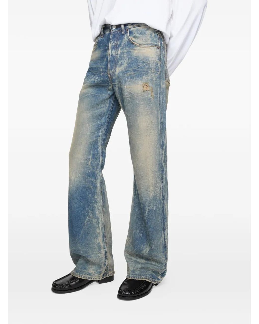 Acne Blue Regular Fit Jeans 2021M for men