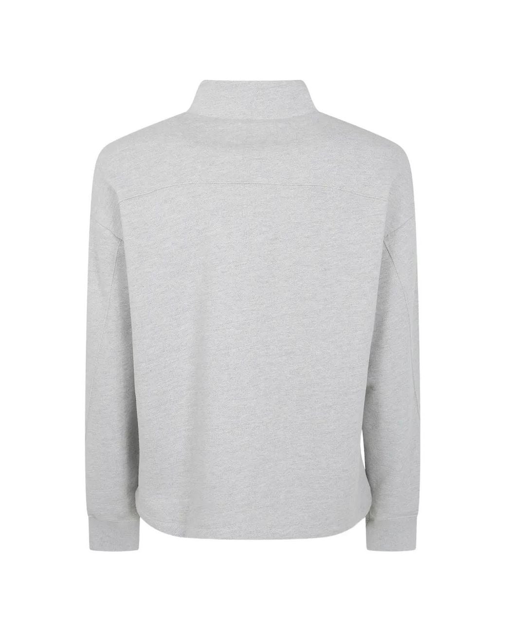 Woc Gray Logo-Patch Sweatshirt for men