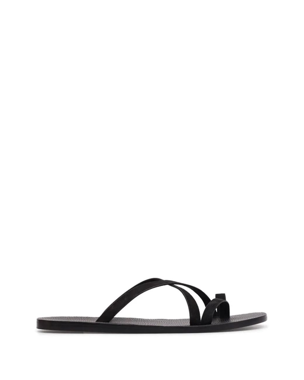 Tom Ford Black Criss-Cross Sandals for men