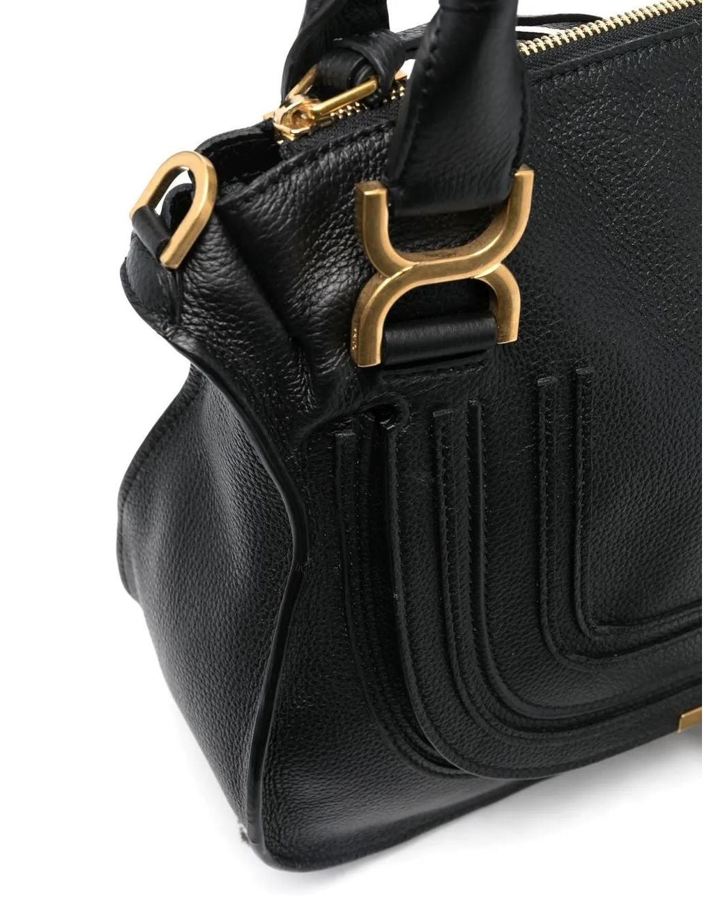 Chloé Black Marcie Midi Bag