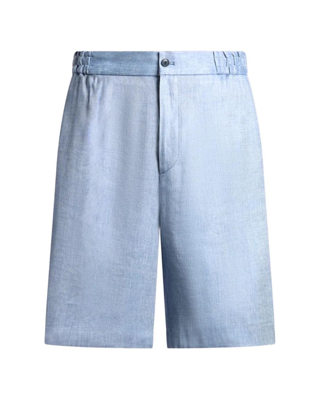 Etro Blue Bermuda Jogging Shorts for men