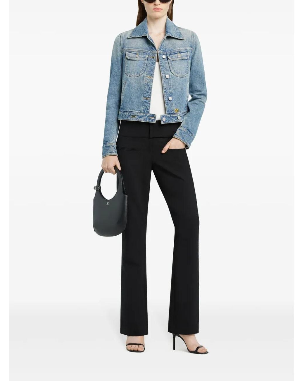 Courreges Blue Medium Denim Jacket