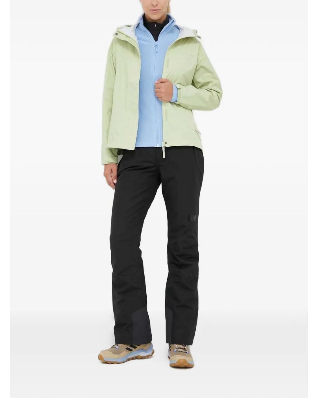 Helly Hansen Green Hooded Performance Jacket