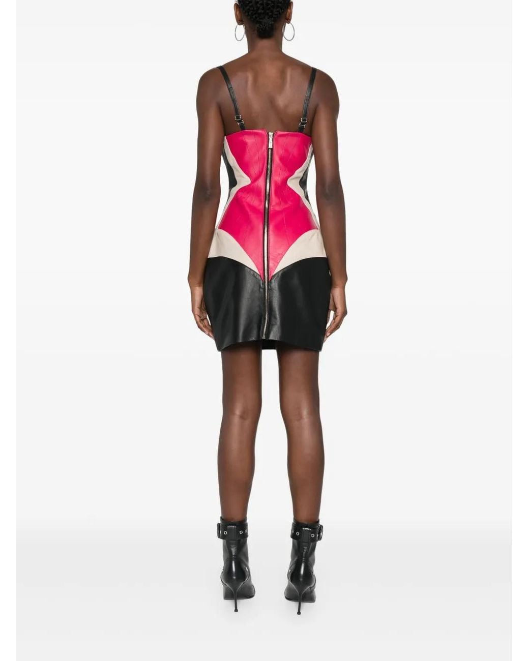 MITILIANE COUTURE Pink Hourglass Mini Dress