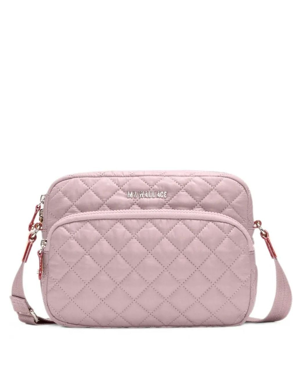 MZ Wallace Pink Small Metro Camera Quilted Crossbody Bag