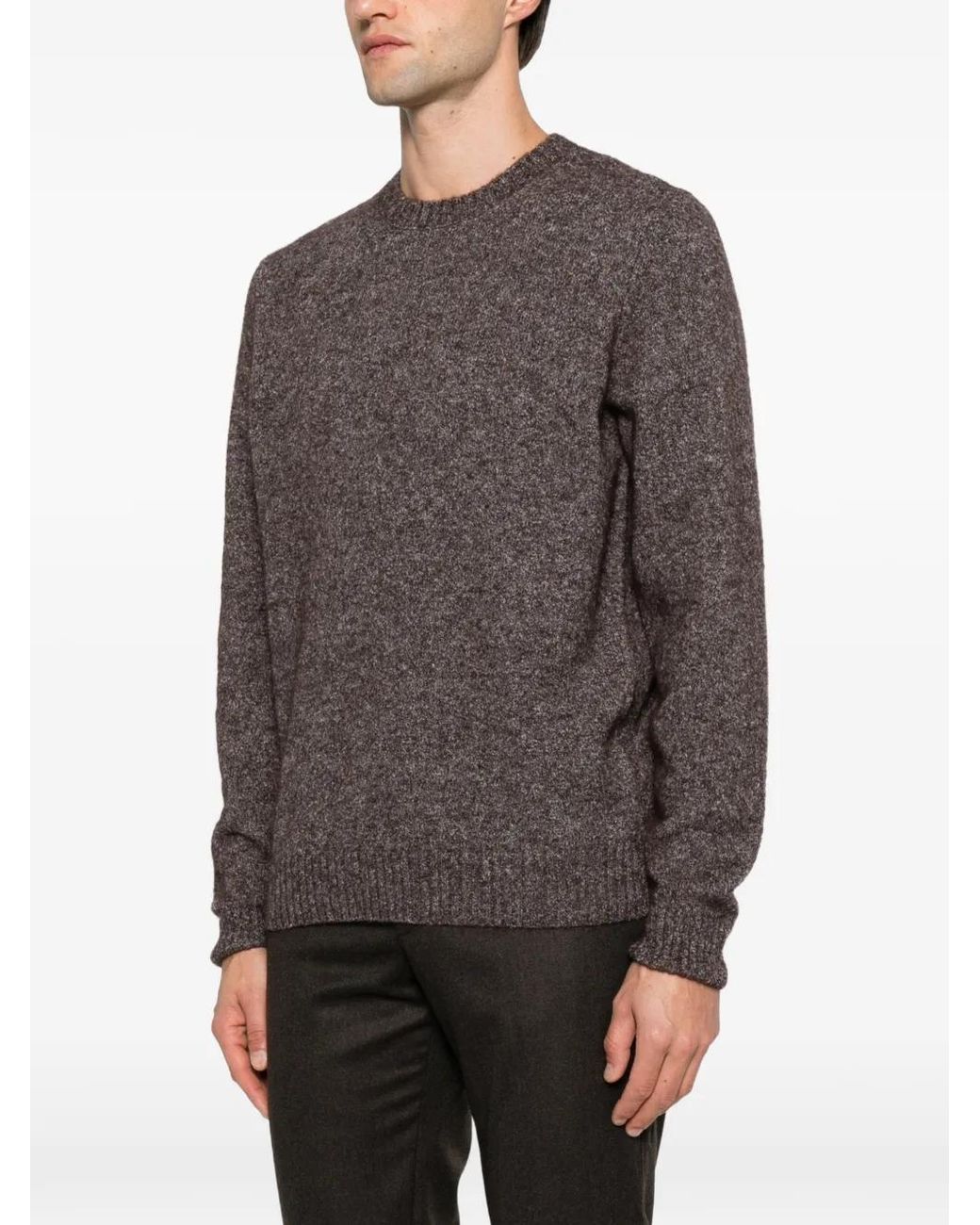 Corneliani Brown Pull À Col Rond for men