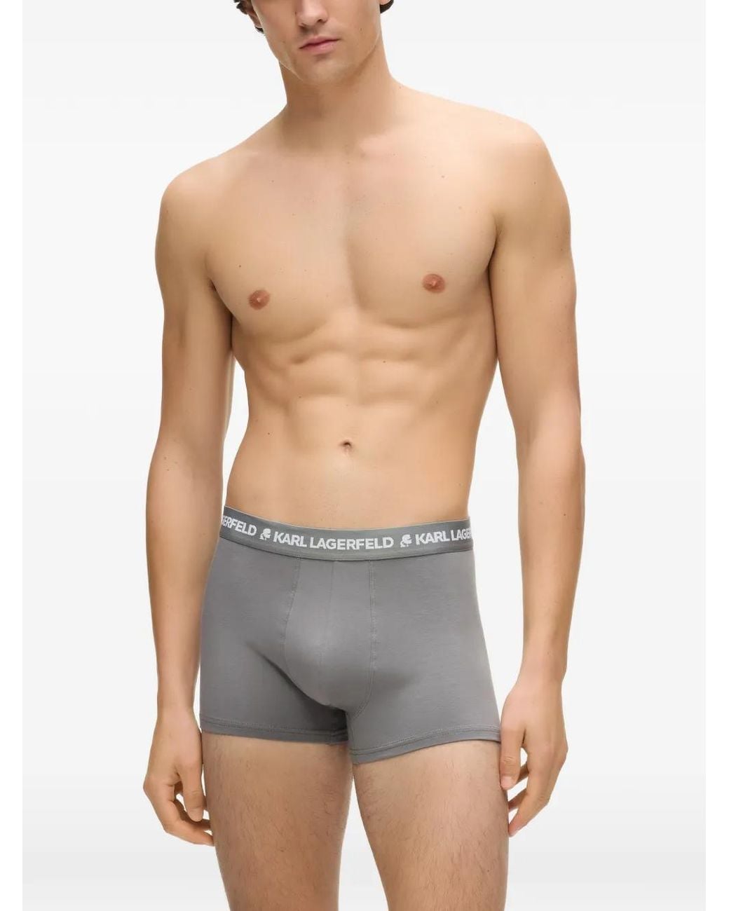 Karl Lagerfeld Black Logo Boxers for men