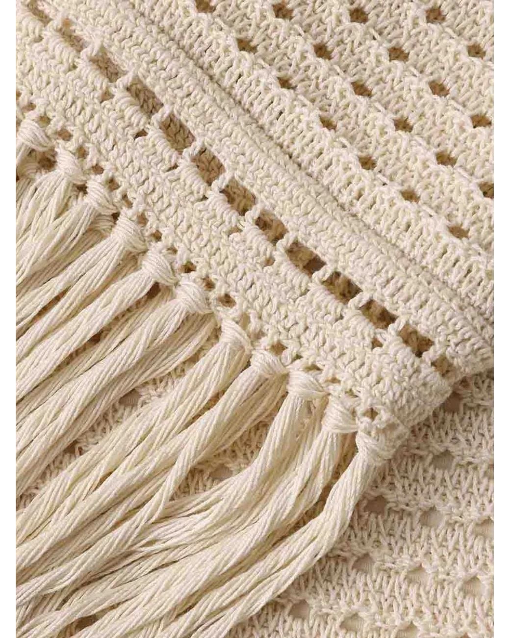 Zimmermann White Indra Fringe-Trimmed Skirt