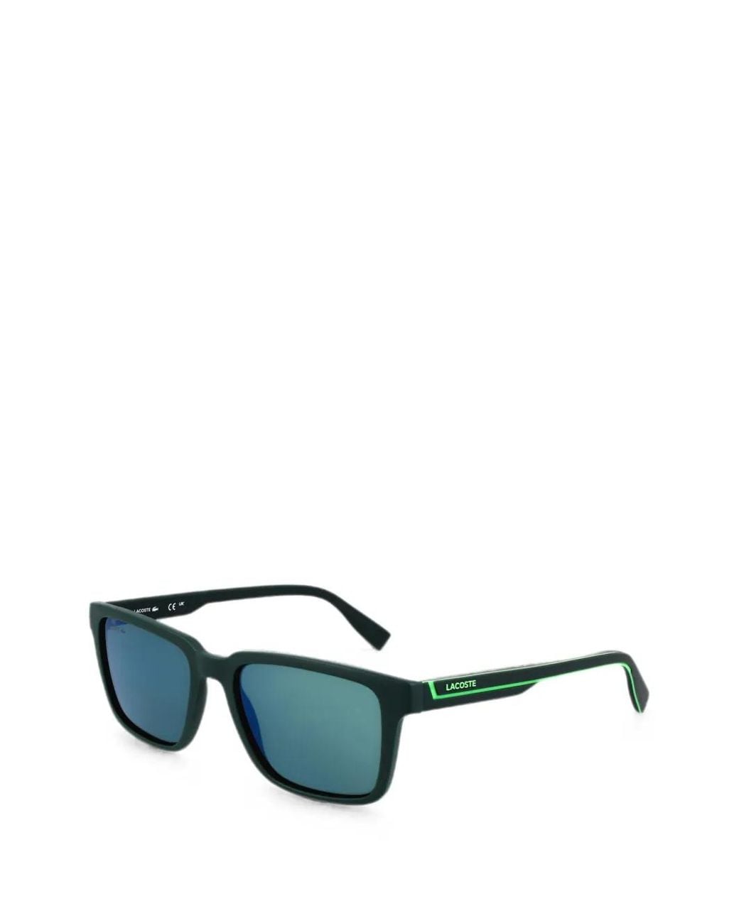 Lacoste Green Square-Frame Sunglasses for men