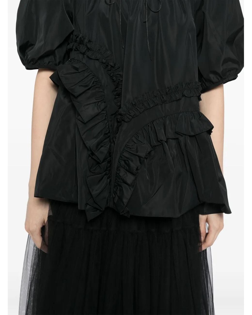 CECILIE BAHNSEN Black Arabella Top