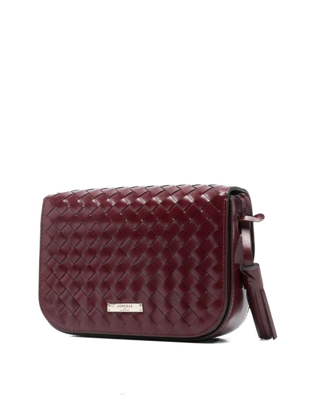 Aspinal Purple Ella Leather Mini Bag