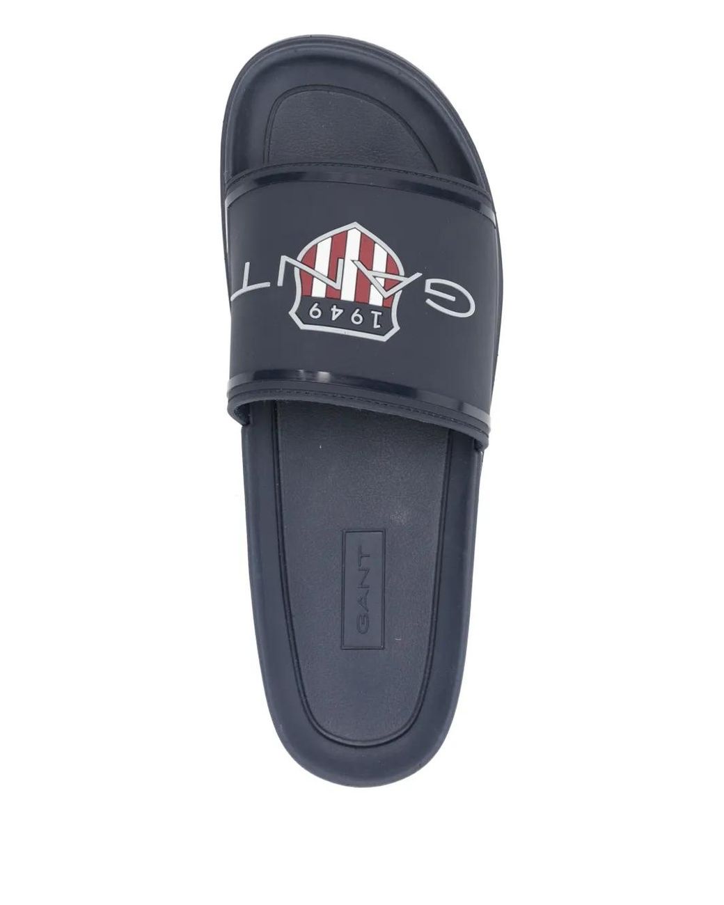 Gant Blue Pierbay Logo-Embellished Sliders for men