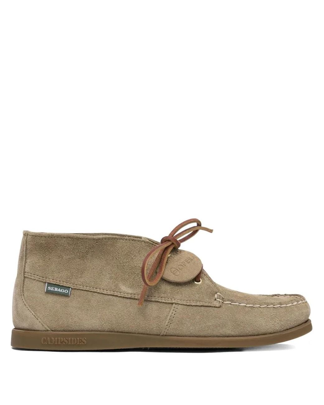 Sebago Brown Suede Lace-Up Chukka Boots for men