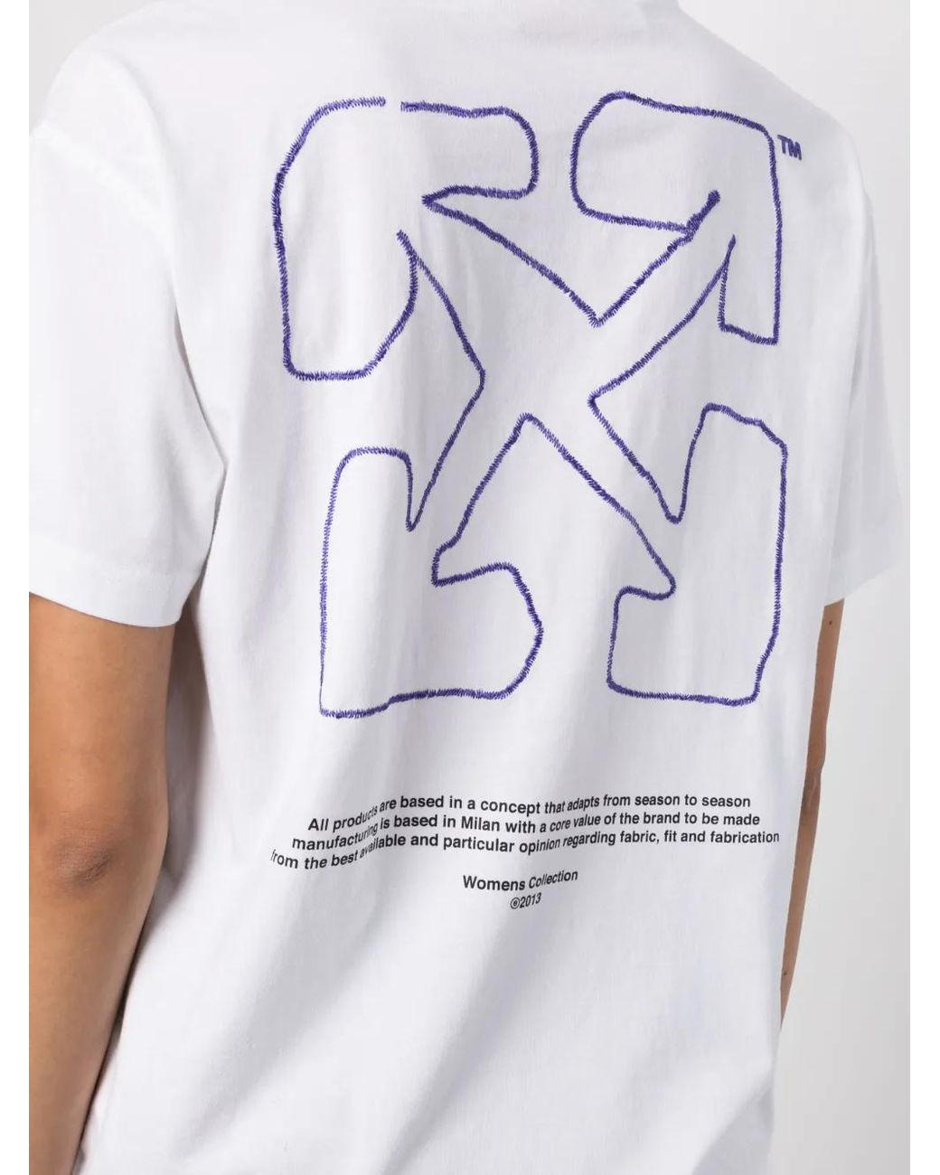 Off-White c/o Virgil Abloh White Arrows-motif Short-sleeve T-shirt
