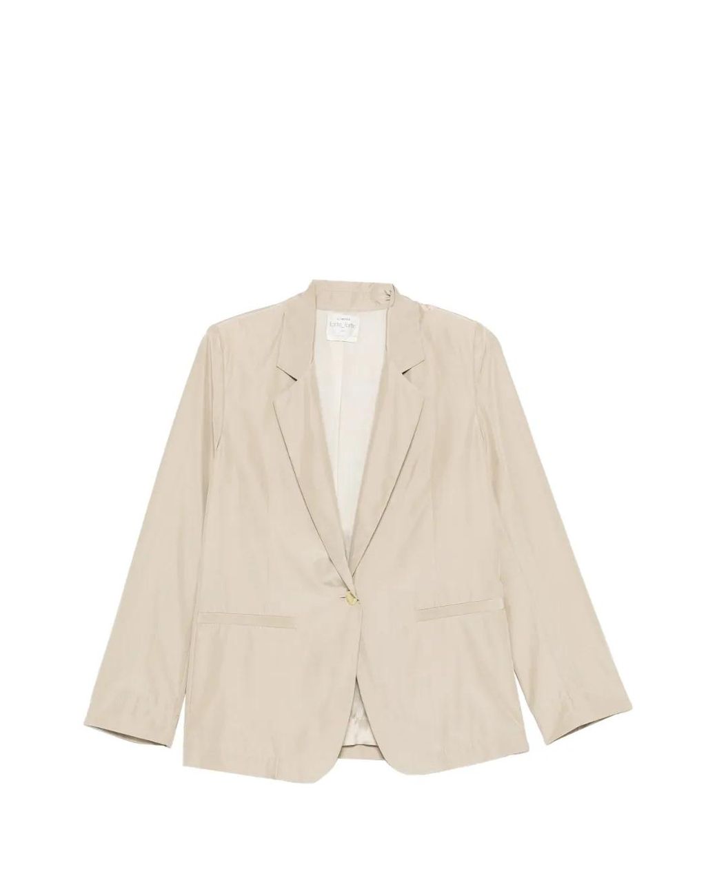 Forte_forte Natural Single-Breasted Blazer