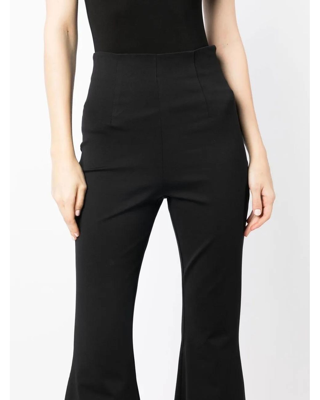 16Arlington Black Brisbane Flared Trousers