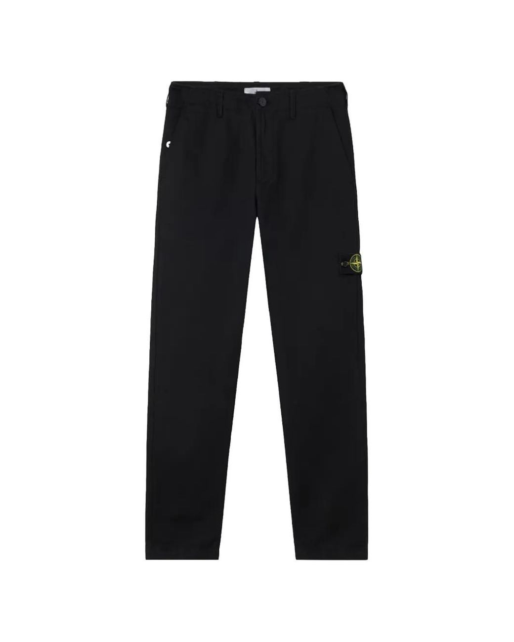 Stone Island Black Pantalone Regular for men