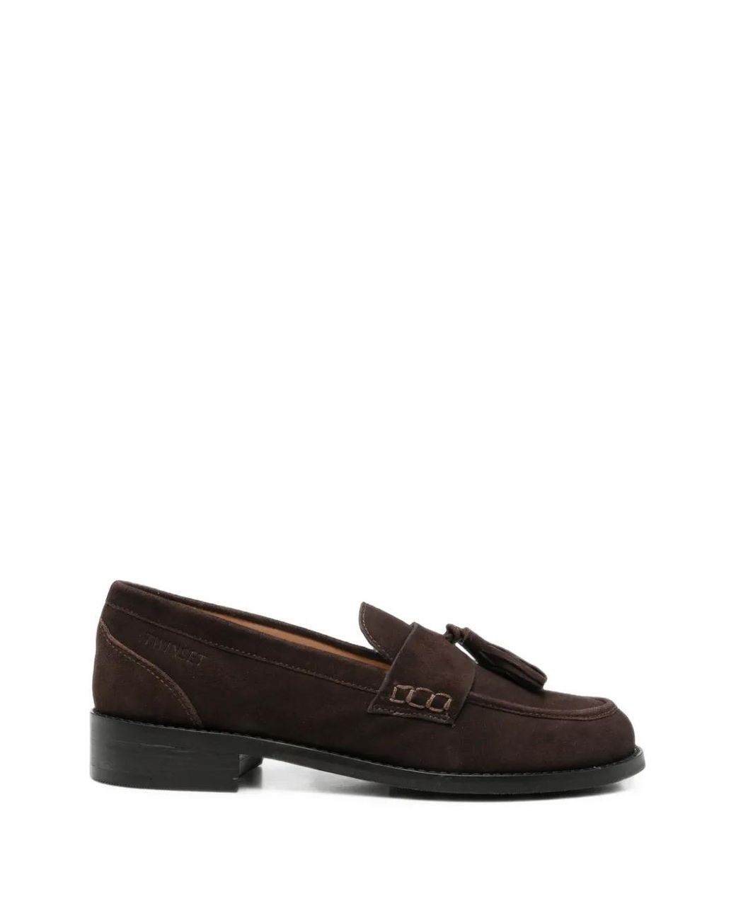 Twinset Black Almond-Toe Loafers
