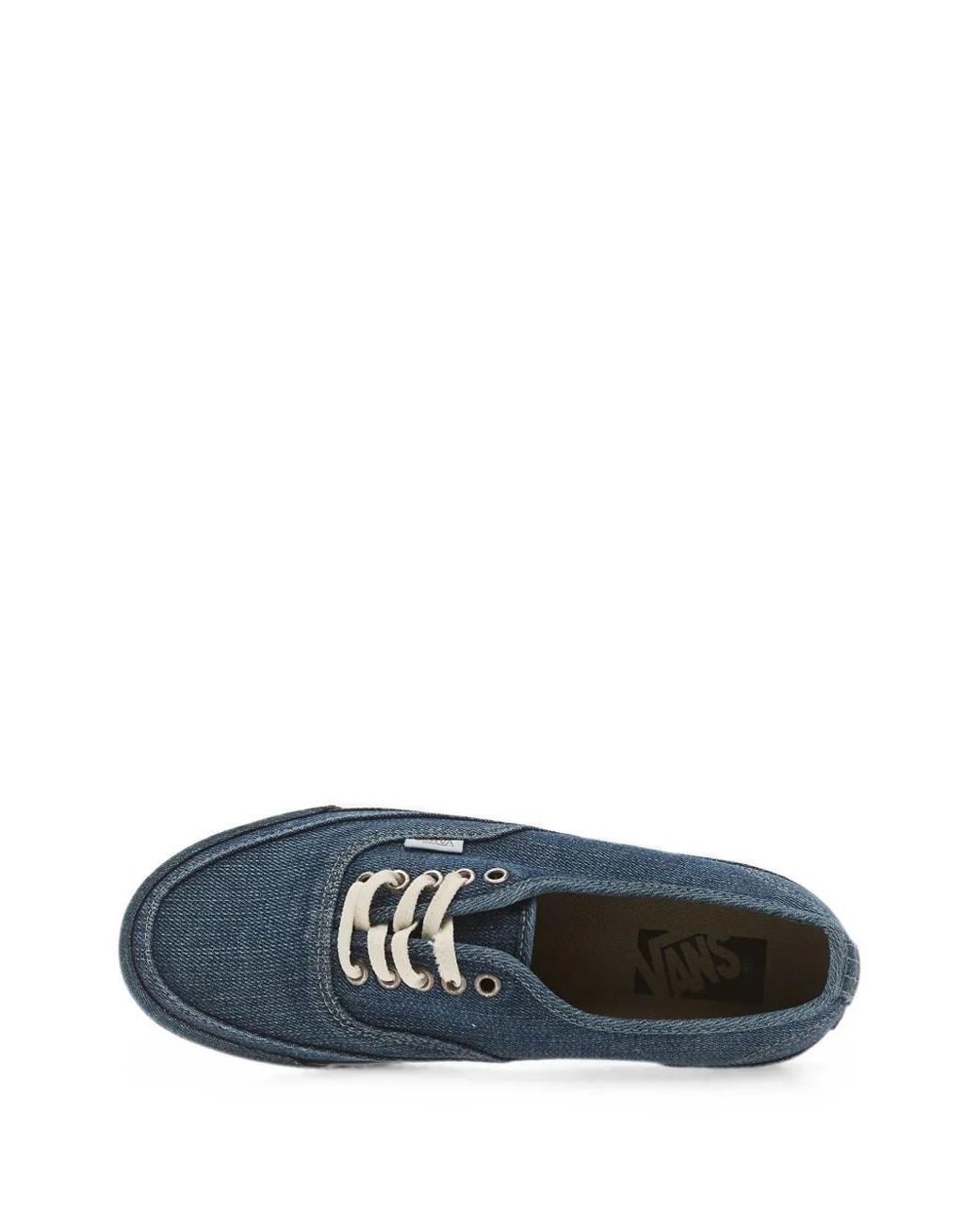 Baskets Authentic En Jean Vans en coloris Blue
