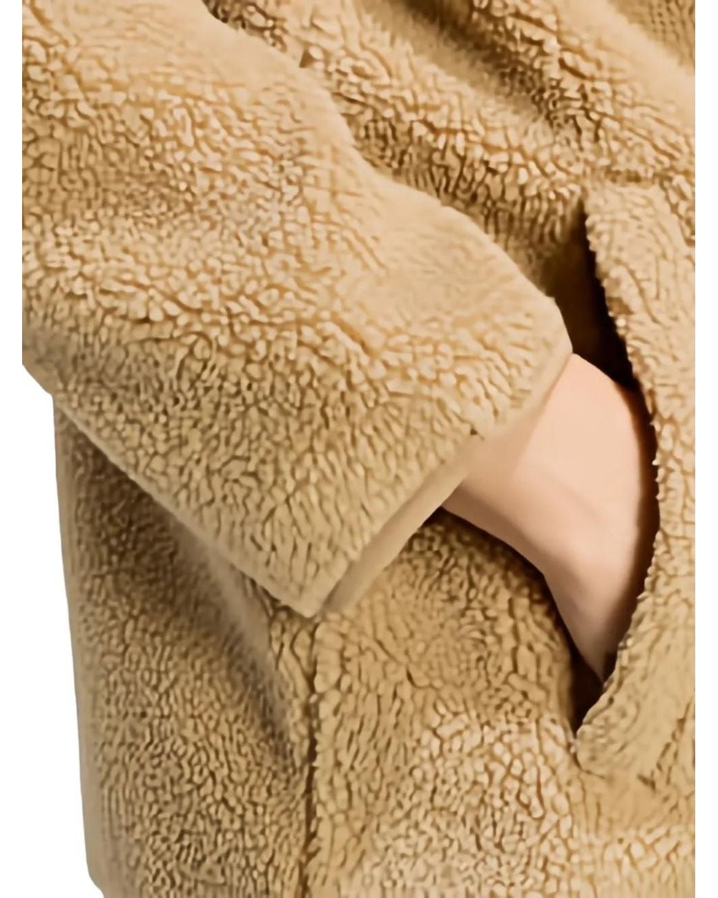 Adidas Natural Trefoil Essentials Teddy Fleece Sweater for men
