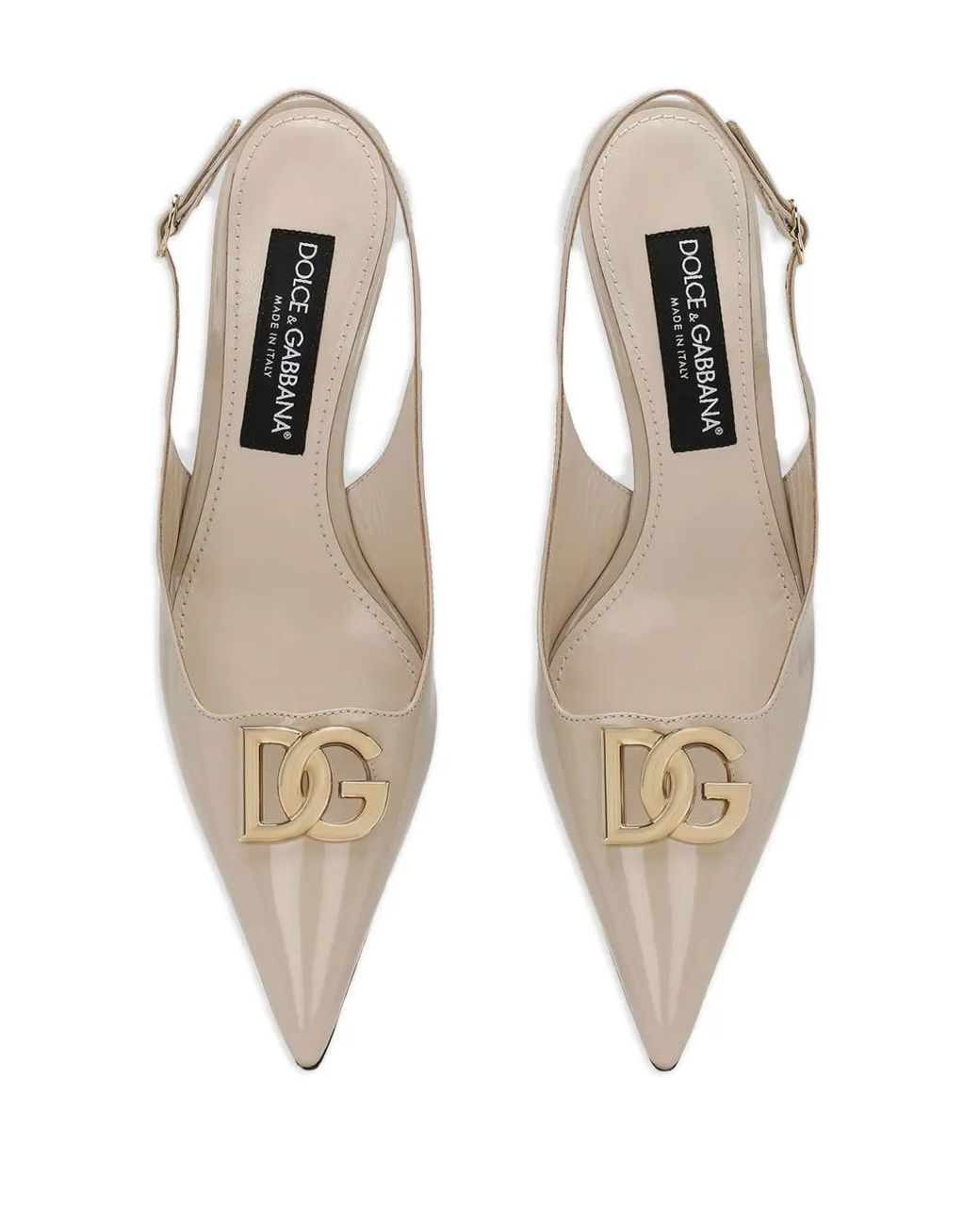 Dolce & Gabbana White Flat Shoes