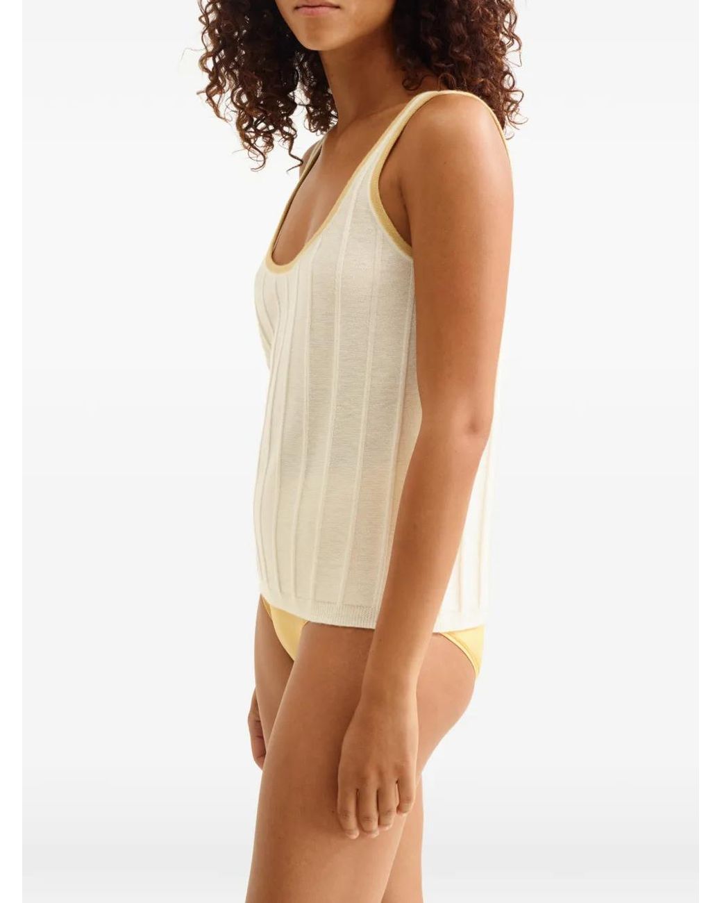 Eres White Rivale Tank Top