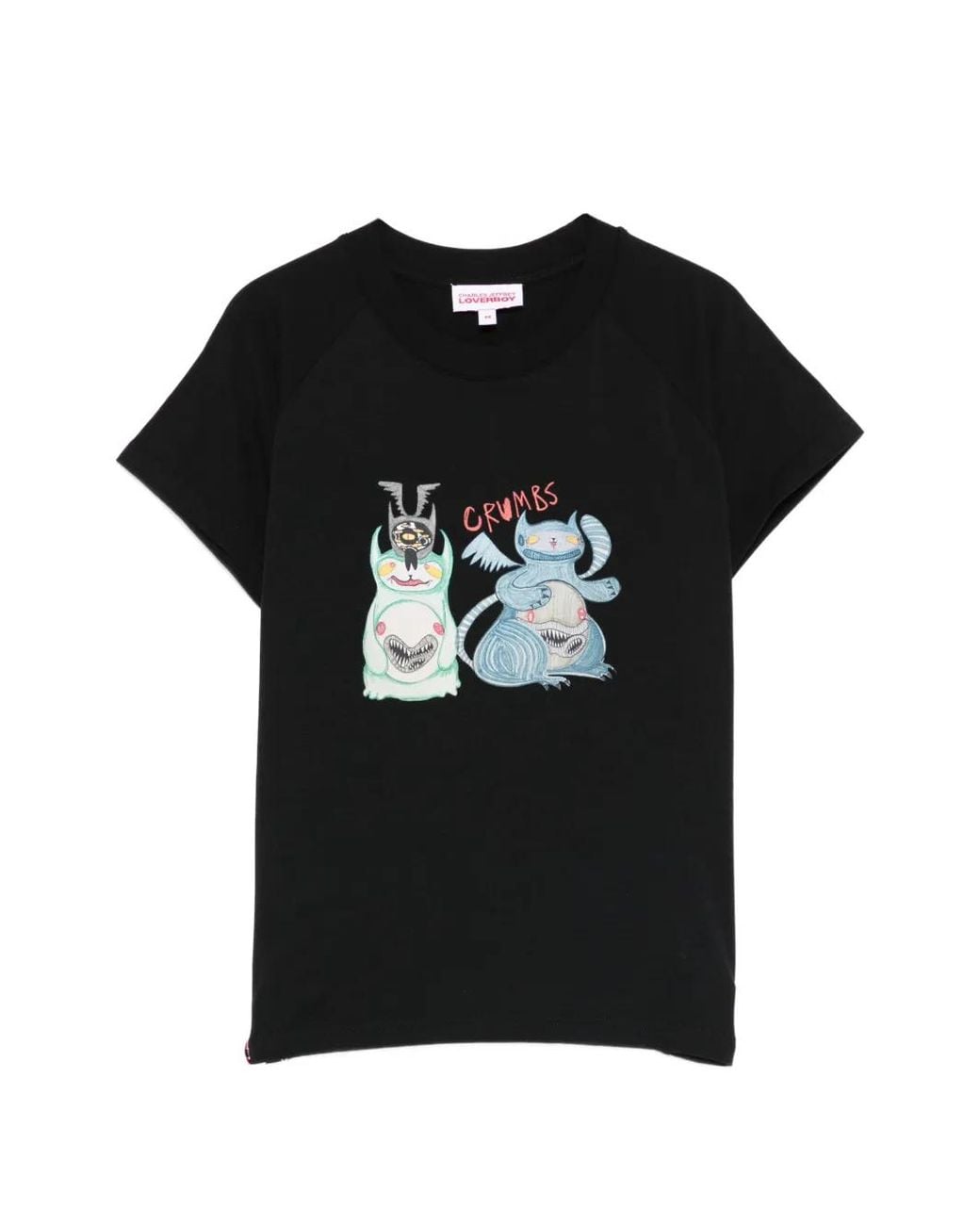 Charles Jeffrey Black Graphic-Print T-Shirt
