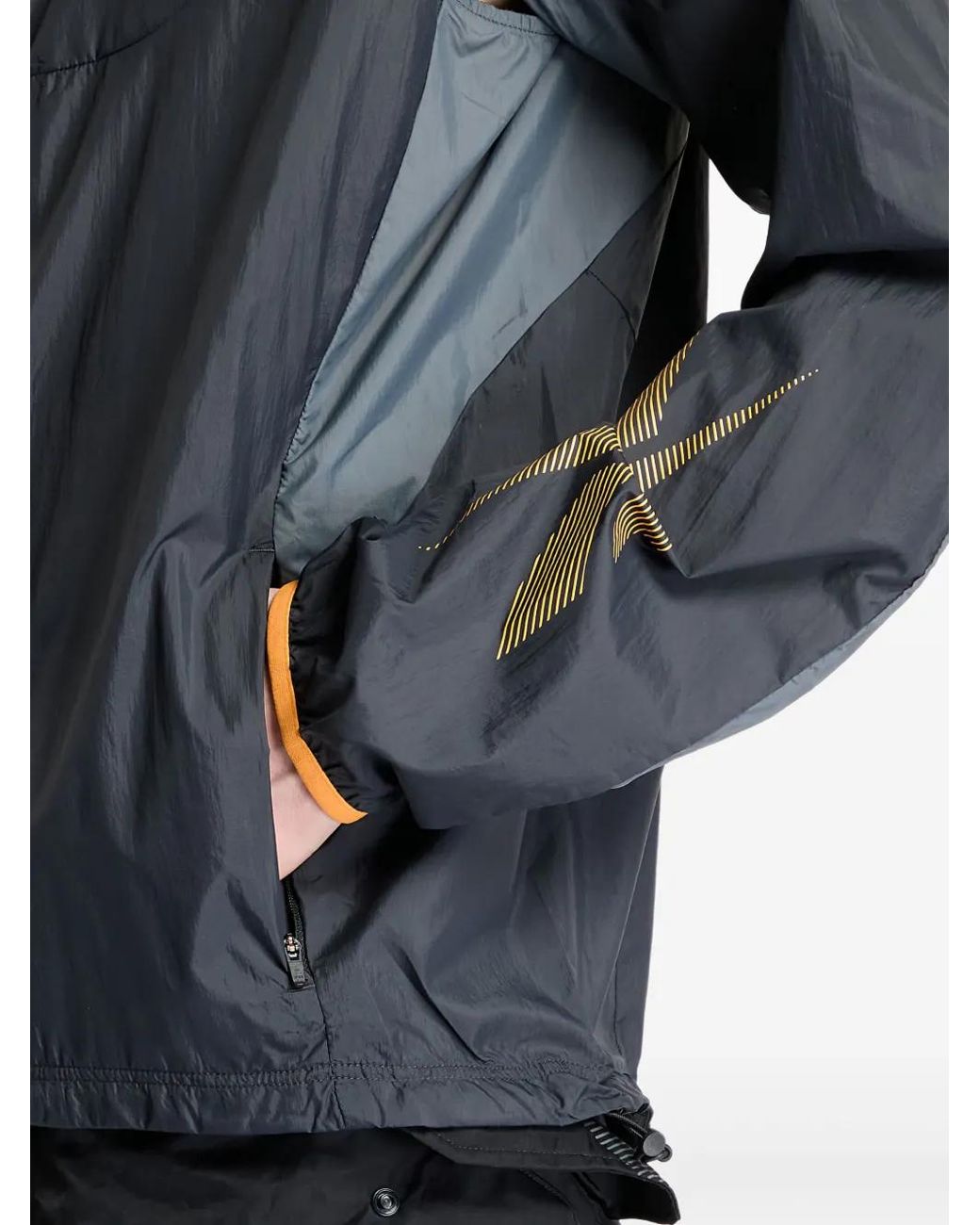 Reebok Gray Wind Run Jacket for men