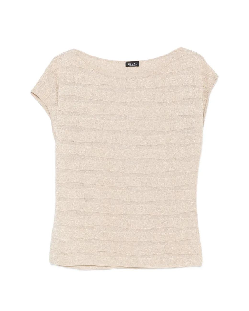 Neera Natural Ribbed Top