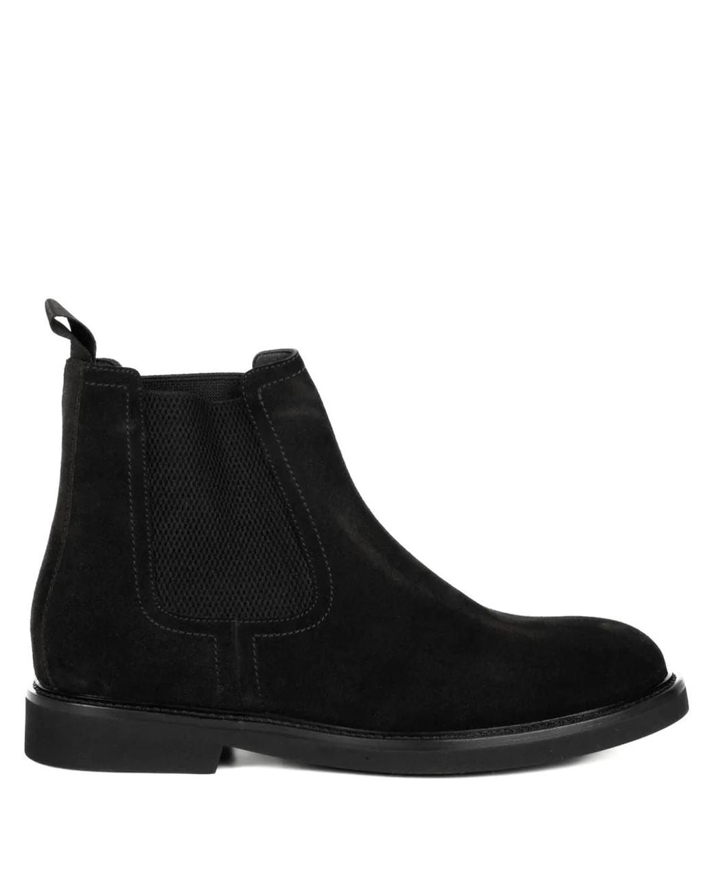 Neil Barrett Black Suede Panelled Boots for men