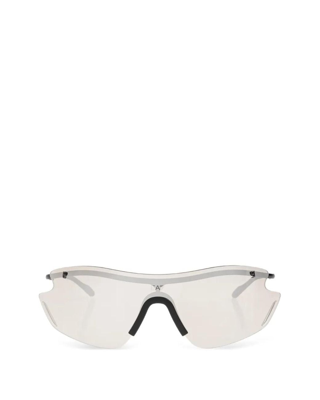 EA7 Natural Rimless Geometric-Frame Sunglasses for men